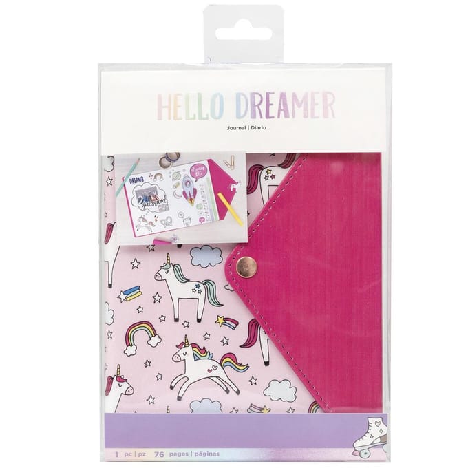 American Crafts - Hello Dreamer Journal - Unicorn - 76 pagina's