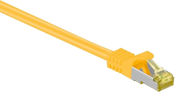 Alcasa electronik Good Connections patch cable - 15 cm - yellow - Geel - 0.1m