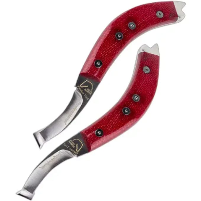 Outils van hoefsmid mes links Felix Roman