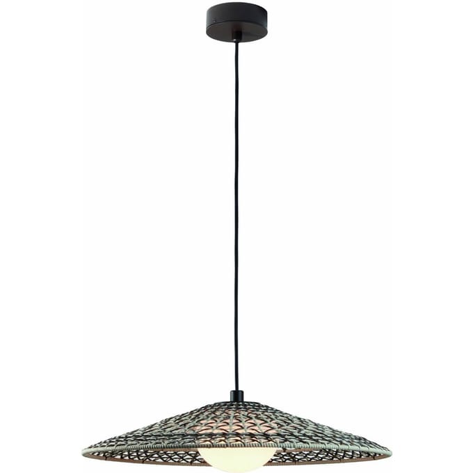 Bover LED buiten hanglamp Nans Balis S/55, bruin/bruin