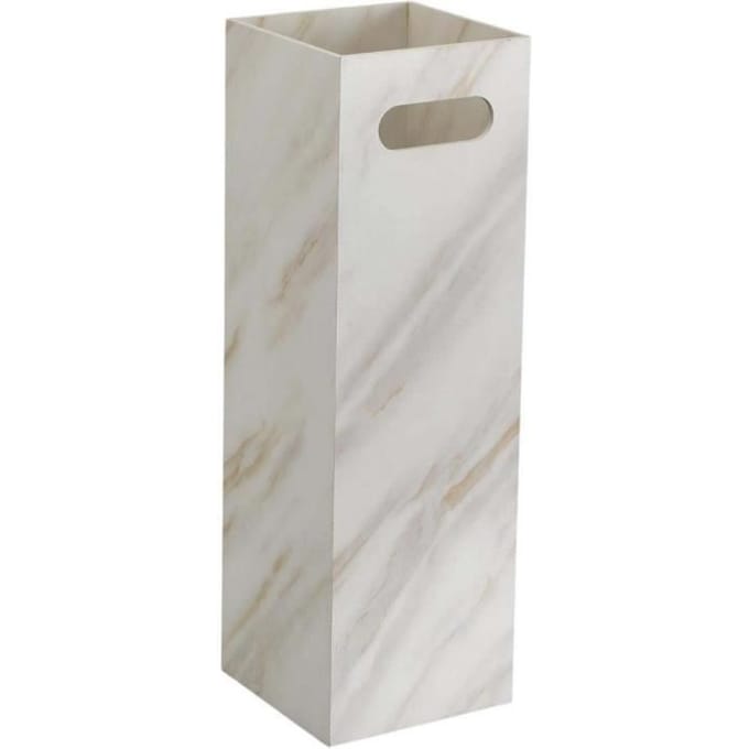 Paraplubak - VERSA - Jackson - MDF-hout - Wit - 48,5 x 15 x 15 cm wit