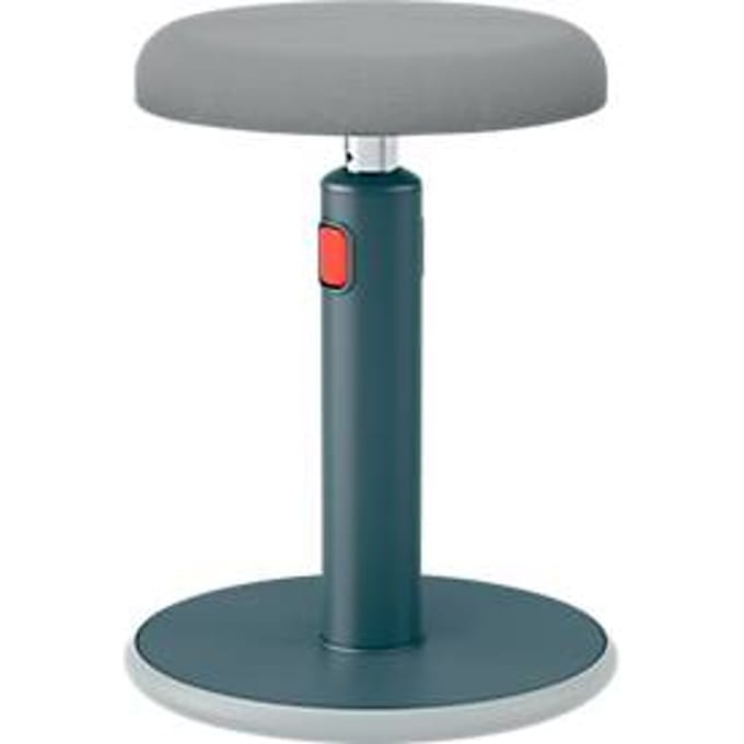 Leitz zit-sta kruk Ergo Cosy Active, B 370 x D 370 x H 460 - 790 mm, tot 110 kg, fluweelgrijs