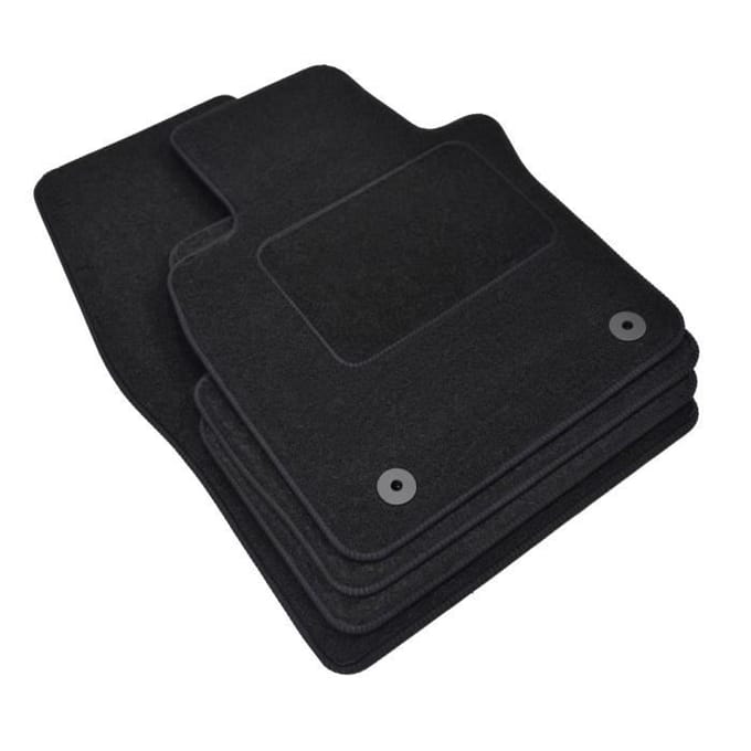 Tapis de sol - Mazda - CX30 - Velours noir - 4 pièces - Ajustement précis