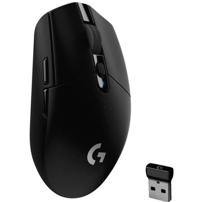 Logitech G305 LIGHTSPEED - Black - Gaming muis - Optisch - 6 knoppen - Zwart