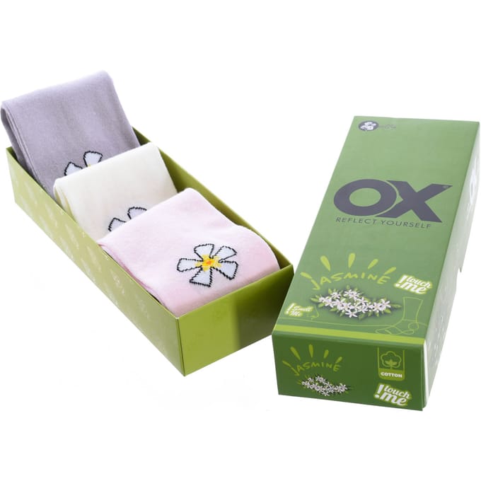 Set van 6 lage sokken OX met frisse geuren