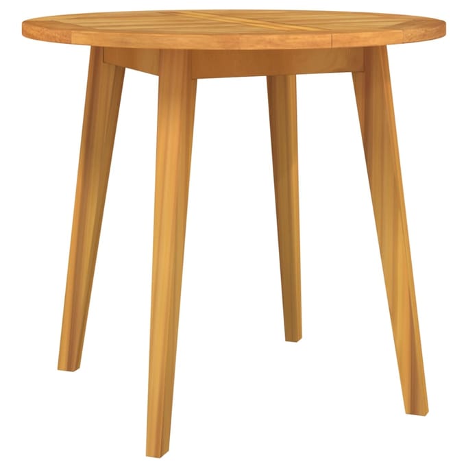 vidaXL - Tuintafel - Ø85x75 - cm - massief - acaciahout