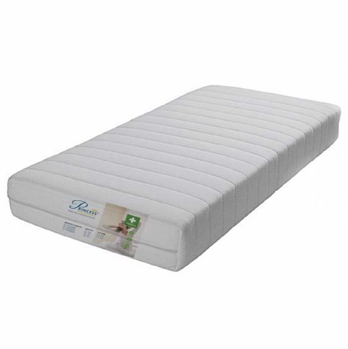 Comfort Medium HR40 Princess Kindermatras -80x200x17-cm- Afritsbare Hoes