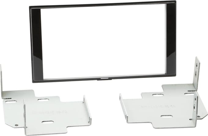 2-DIN Paneel geschikt voor Nissan Micra/ Note 2013-2019 - Kleur: Piano Zwart