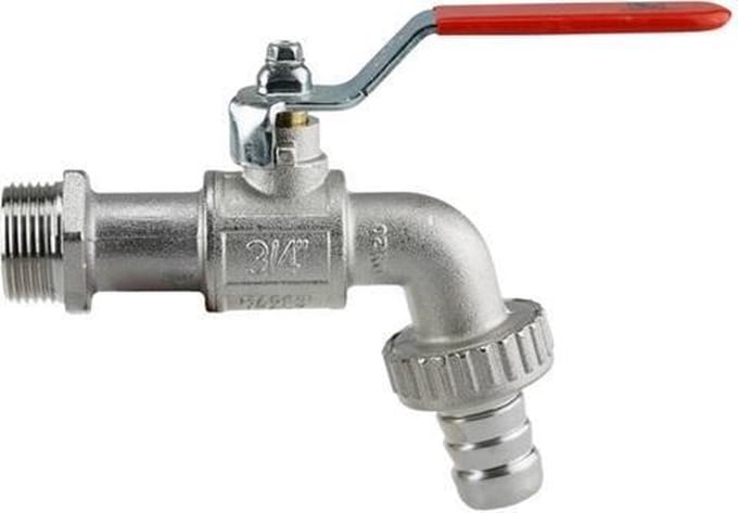 Kraan G 1/2 messing vernikkeld