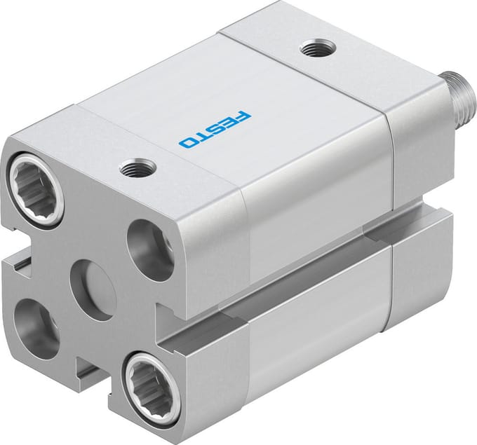 Festo Compacte Cilinder 20mm Boring 15mm Slag ISO 21287 Dubbelwerkend - 577167 - P2BTW