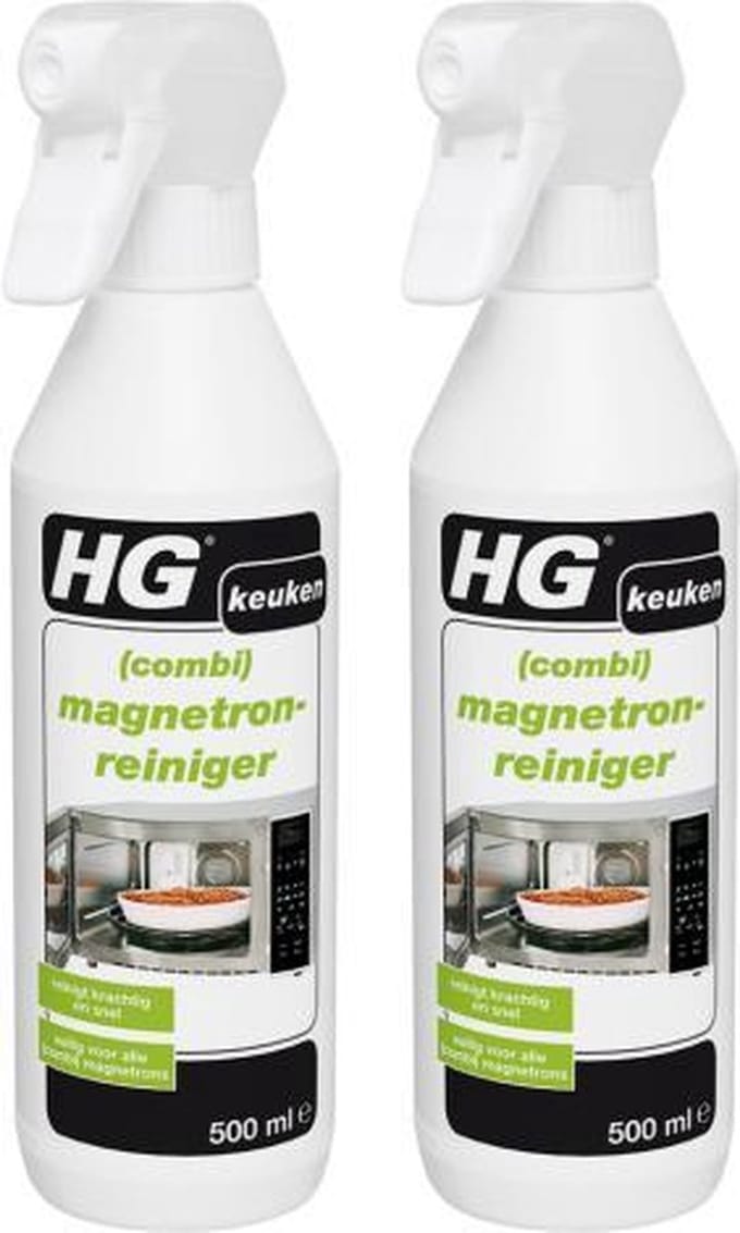HG (combi) magnetronreiniger | dé krachtige magnetronreiniger - 2 Stuks