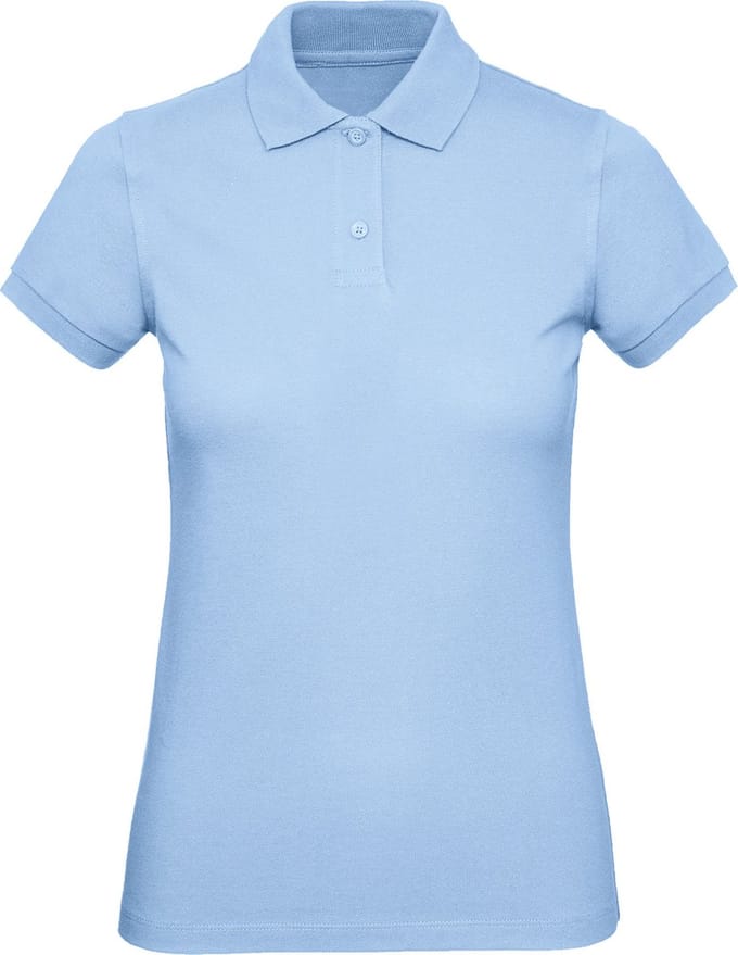 B&C Ladies' organic polo shirt CGPW440 - sky blue - M