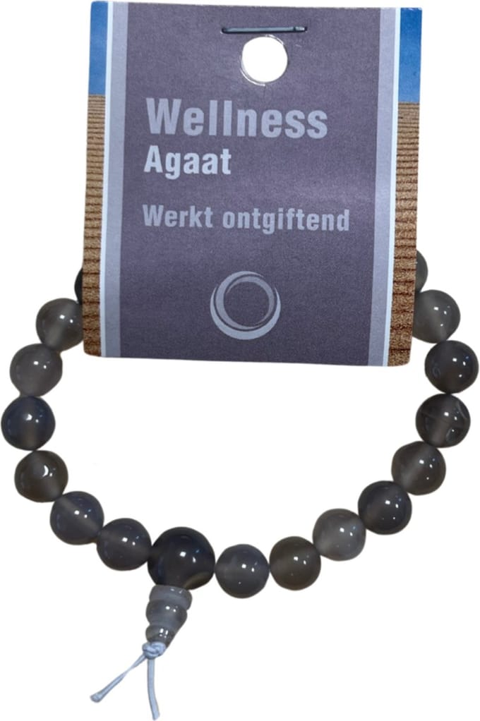 Agaat powerbead armband + kaart