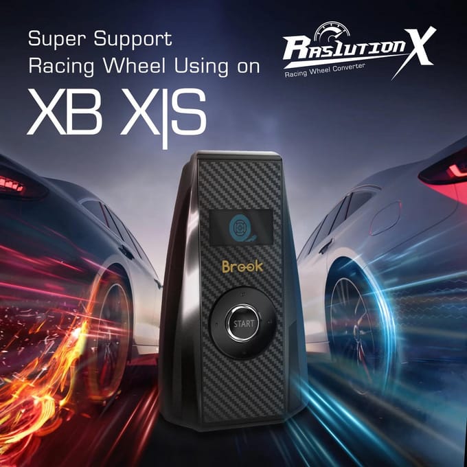 Brook Gaming Ras1ution X (Xbox series One 360 Sim-Racing Signal converter) - Wired Controller