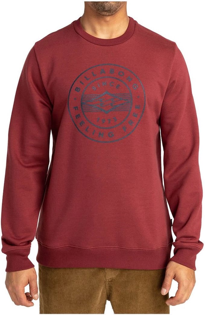 Billabong Stamp Sweatshirt Rood S Man