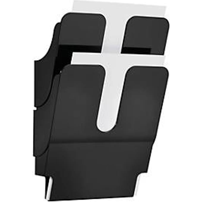 Durable Flexiplus A4 zwart wandrek foldersteunen (Per doos/2)
