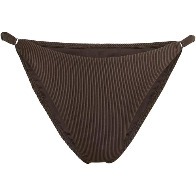 Adidas Sportswear Iconisea Ribbed Bikinibroekje - Dames - Bruin