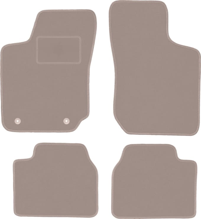 Beige veloursmatten voor: Opel Corsa B hatchback (1993-2001)