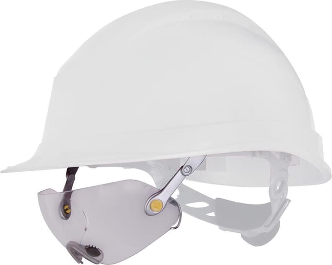 Delta Plus polycarbonaat bril helm bevestiging Kleurloos - One size