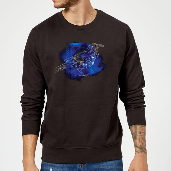 Harry Potter Ravenclaw Geometric trui - Zwart - L