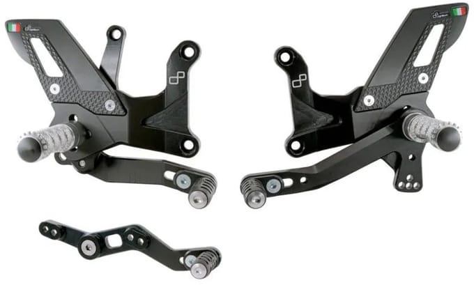 Lightech Adjustable Aanpasbare Voetsteunen Zilver