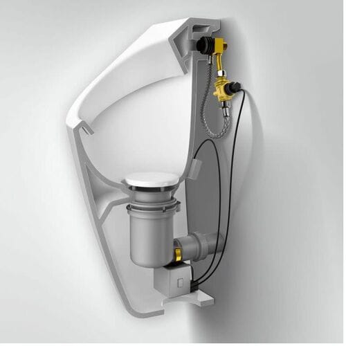 Villeroy & Boch Prodetect radar control with battery connection for urinals 9190B101