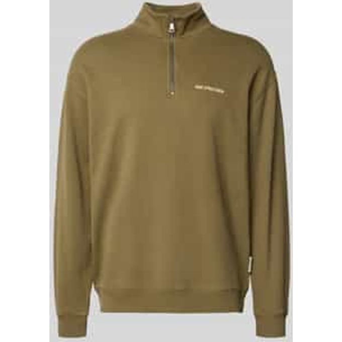 Regular fit sweatshirt van puur katoen