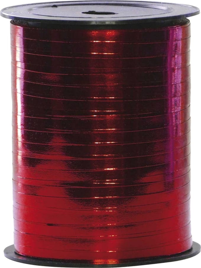 Ballon Lint Metallic Rood - 250m