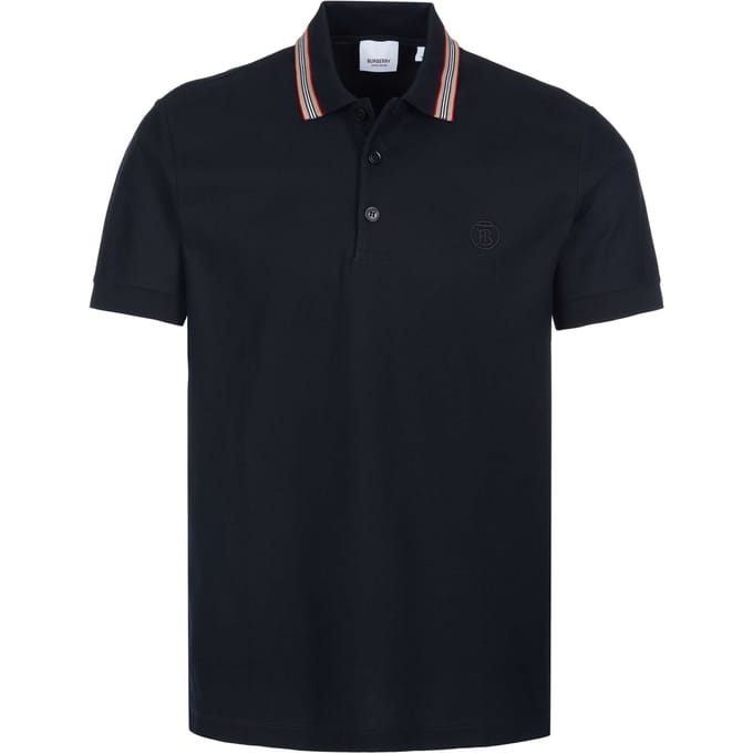 Burberry Pierson Replen poloshirt zwart