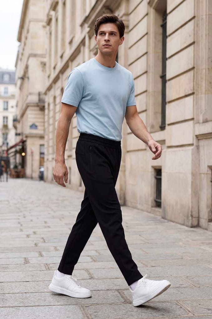 Heren Effen Joggingbroek