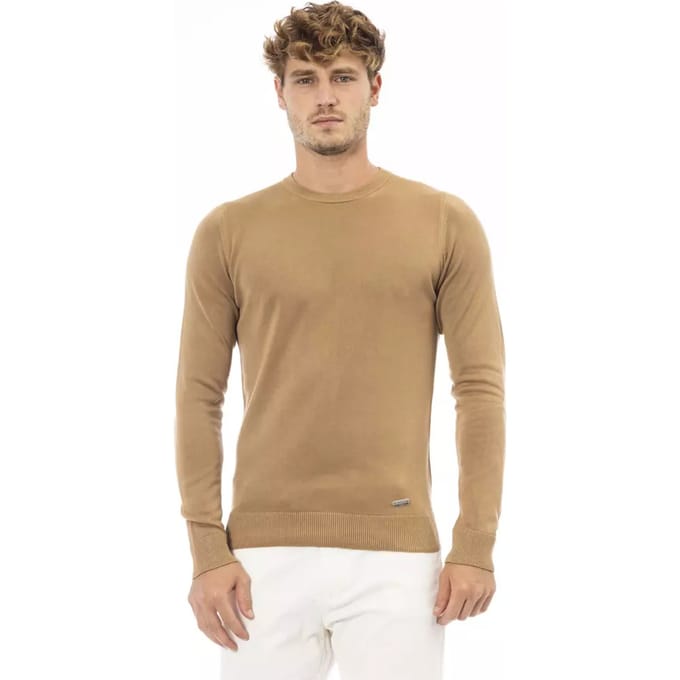 Camel Crew Neck Gebreid Trui Ba23668