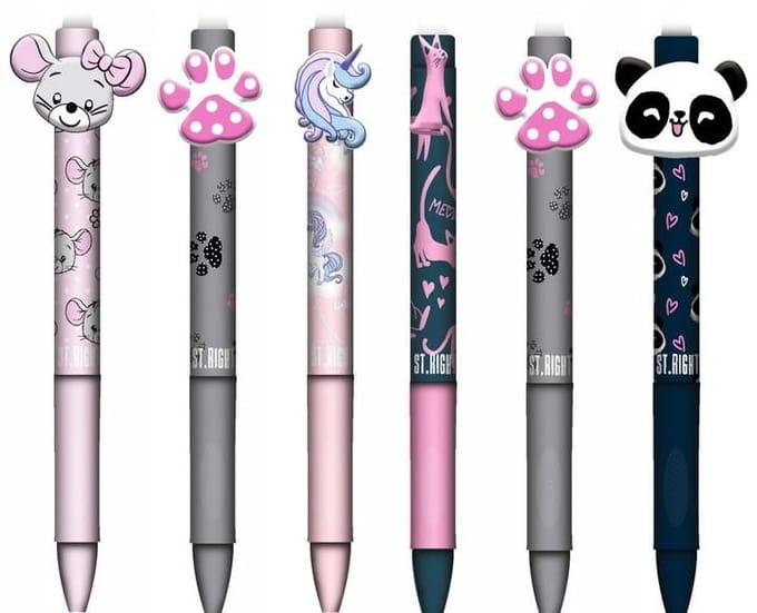 Uitwisbare Pen 0,5 mm Blauw - St. Majewski - Meisjes
