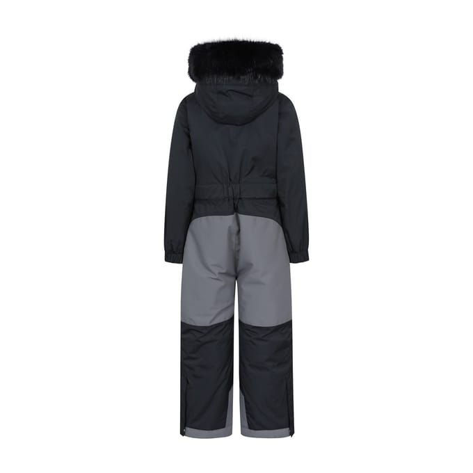 Mountain Warehouse Kinder Piste Waterdichte Sneeuwskipak (Zwart)