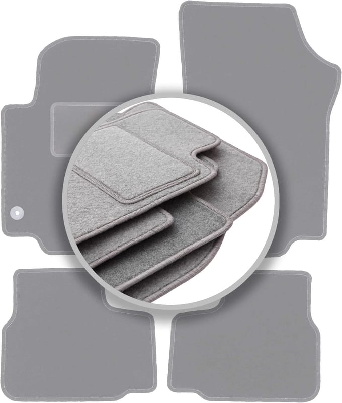 Automatten asgrijs voor: Skoda Citigo hatchback (2011-)