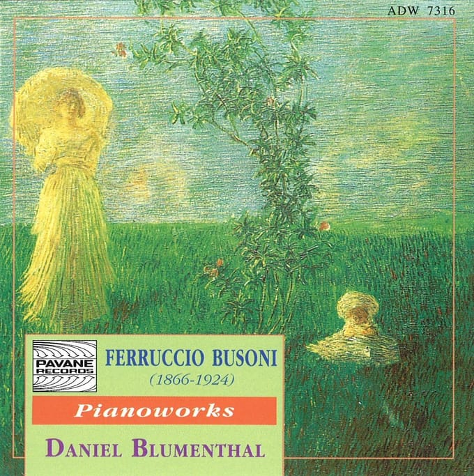 Daniel Blumenthal - Busoni: Piano Works (CD)