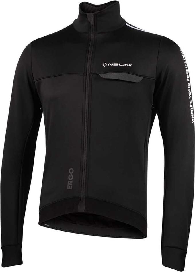Nalini Fietsjack Heren Zwart Paars - ERGO SHIELD JKT BLACK VIOLET - XL