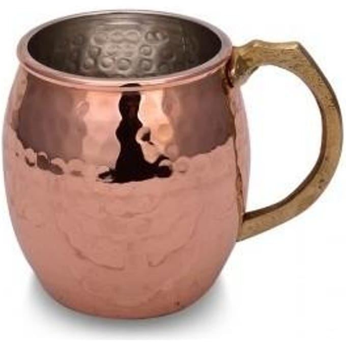 Copper Riva Cup Hand Forged 550 ml Red
