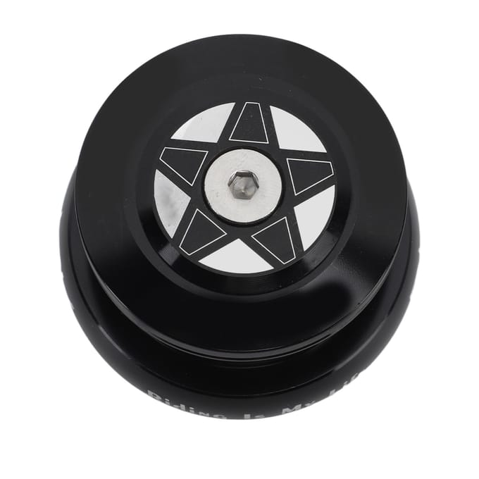 Fiets Balhoofd Aluminium Mountainbike Voorvork Balhoofd voor 44mm Rechte Balhoofdbuis met 28.6mm black