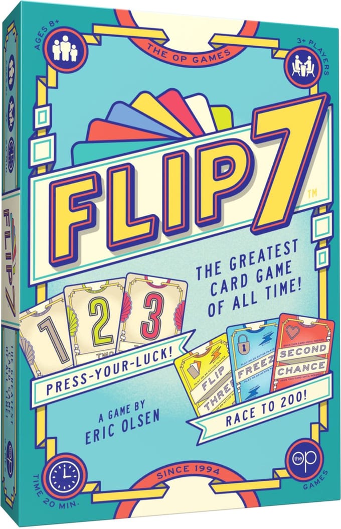 Flip 7 - Kaartspel - Engelstalig