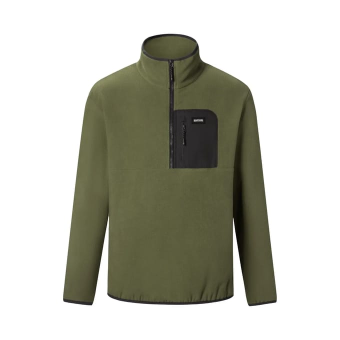 Regatta Frankie Fleece Met Halve Rits Groen L Man