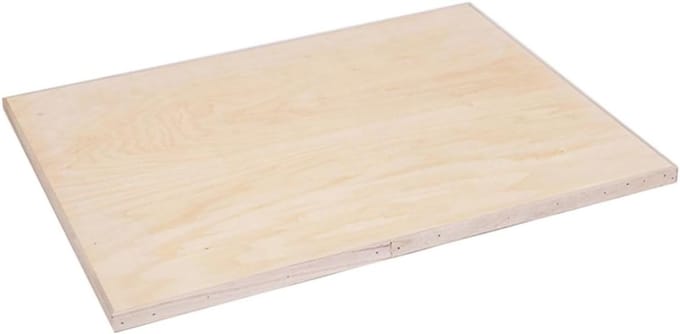Houten Schetsbord - Tekentafel Tekenplank - Kunst Maken - Stevig Houten Oppervlak - 45 x 30 cm - Natuurlijk Hout