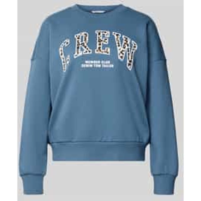 Loose fit sweatshirt van puur katoen