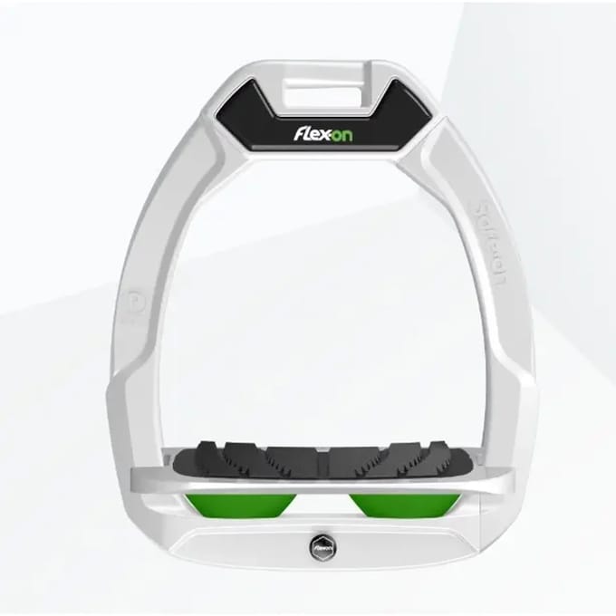Veiligheidse Francaise Steigerders Schuin Grip Wit/Grijs/Groen Flex-On Safe-On