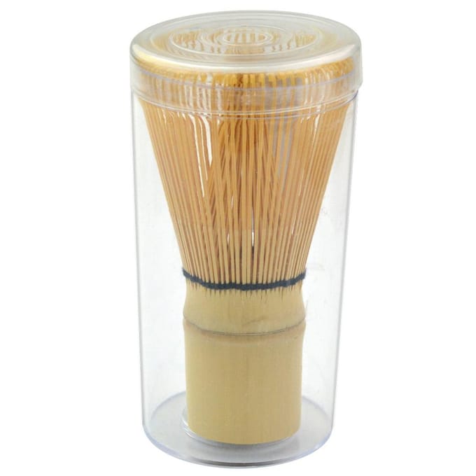 Traditionele Bamboe Matcha Groene Thee Poeder Klopper Chasen Borstel Hulpmiddel beige