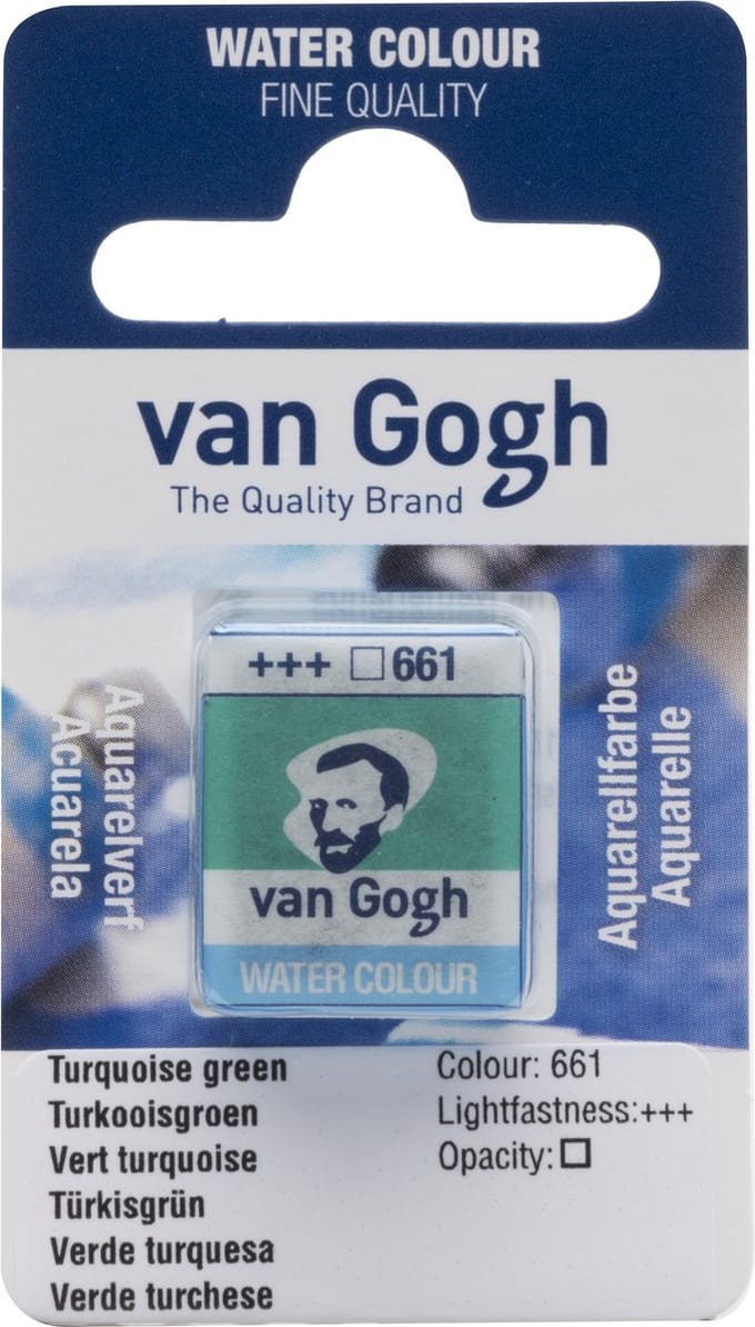 Aquarelverf - 661 Turkooisgroen - van Gogh - Napje