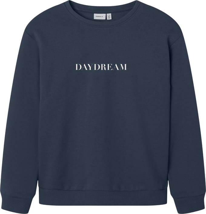 NAME IT - NKMNELLO LS NREG SWE BRU PB - Jongens - Sweaters - blauw - maat 116