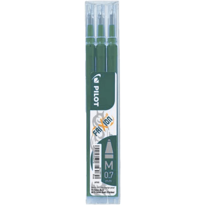 PILOT Frixion Erasable Ink Refills - Green / 0.7 mm (standard)