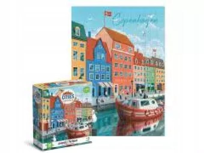 Dodo Puzzel 250 Stukken - Kopenhagen Stadsgezicht