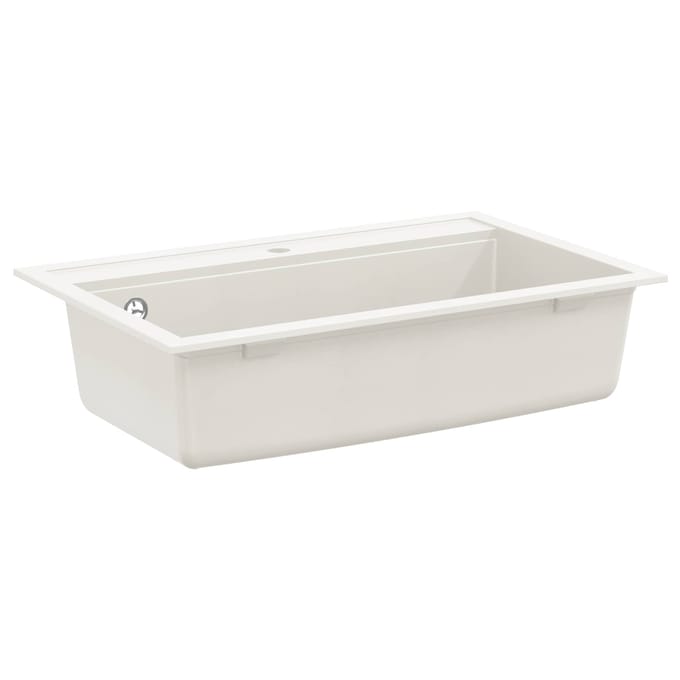 vidaXL - Wasbak - Graniet - 795 - x - 505 - mm - Wit