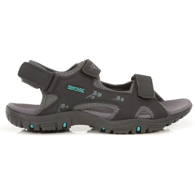 Sandalen Hiking Dames Verstelbare Banden Gewatteerd Voetbed Haris